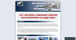 Desktop Screenshot of photographersneeded.com